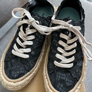 SeaVees - Black Coronado Espadrilles - US size 6.5